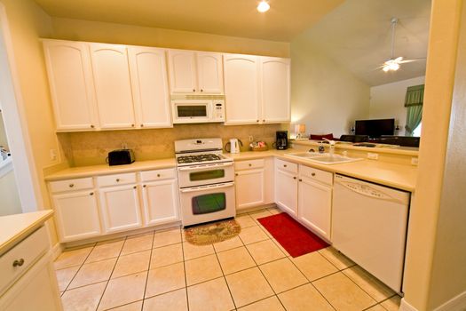 An interior photo of a kitchen in a home