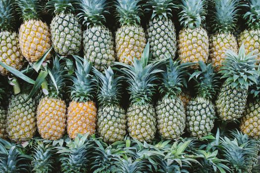 Pineapple in Supermarket Store