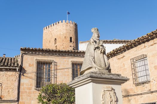 Encina virgin, patron saint of Baños de la encina village, Jaen province, Spain