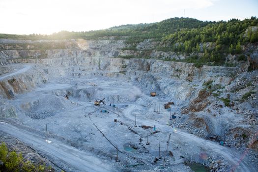 Marble quarries