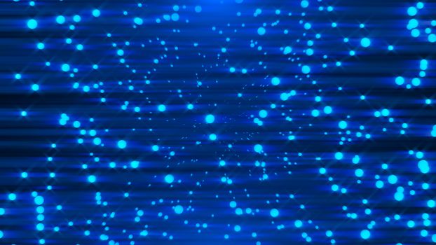Abstract blue shiny background. Digital illustration. 3d rendering