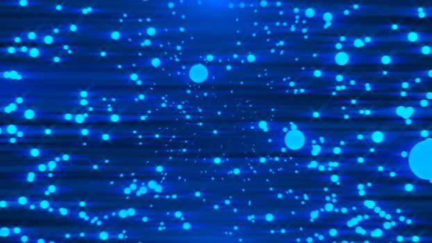 Abstract blue shiny background. Digital illustration. 3d rendering