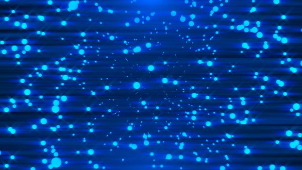 Abstract blue shiny background. Digital illustration. 3d rendering