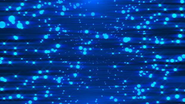 Abstract blue shiny background. Digital illustration. 3d rendering