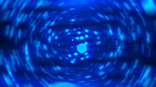 Abstract blue shiny background. Digital illustration. 3d rendering