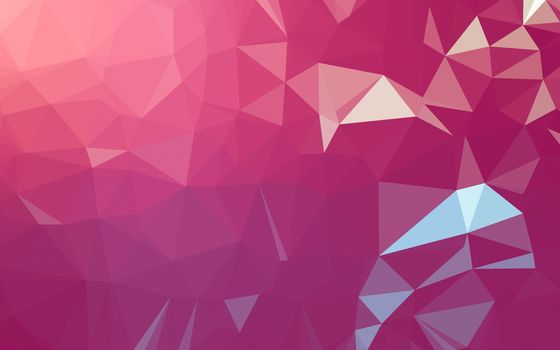 Abstract low poly background, geometry triangle, mosaic pastel color background