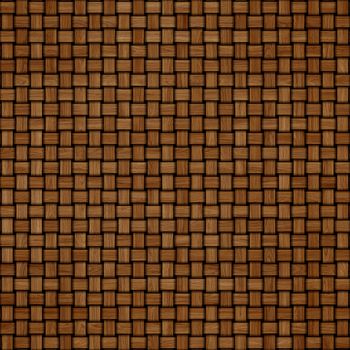 Wooden weave texture background. Abstract decorative wooden textured basket weaving background. Seamless pattern