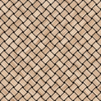 Wooden weave texture background. Abstract decorative wooden textured basket weaving background. Seamless pattern