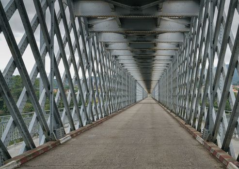 Puente Internacional crossing the Rio Minho, Valenca, Portugal