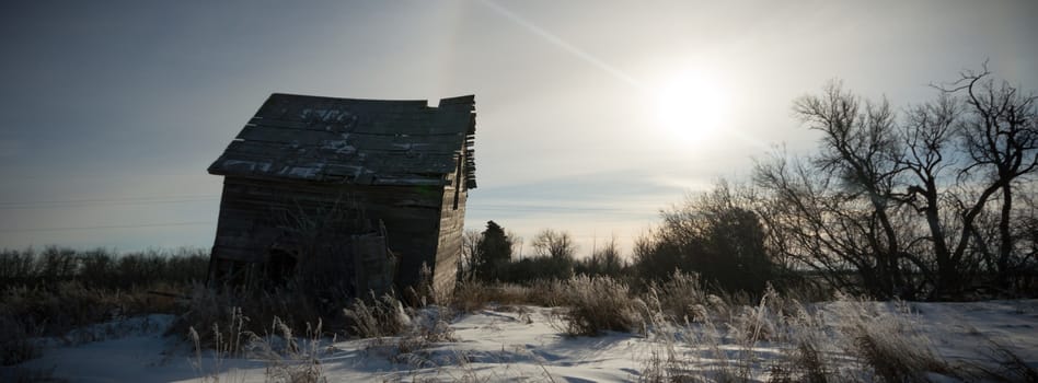 ruins of a very heavily polluted industrial factory, industrial series