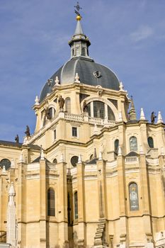 Santa Maria la Real de La Almudena cathedral in Madrid, Spain