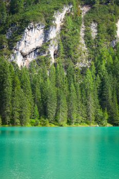 This amazing lake is located in the heart of Dolomiti mountains, UNESCO World Heritage - Italy
