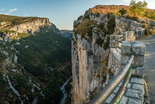 Stunning views over the Verdon canyon in France