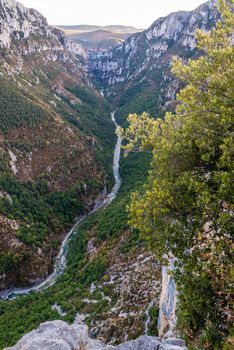 Stunning views over the Verdon canyon in France