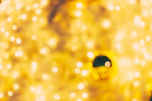 Yellow Light Bokeh for background