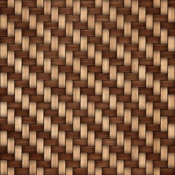 Wooden weave texture background. Abstract decorative wooden textured basket weaving background. Seamless pattern