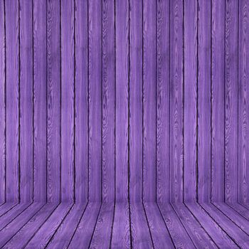 Wood texture background. purple wood wall and floor.