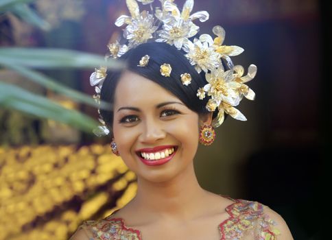 Indonesian happy bride. Bali. Indonesia