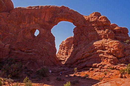 Turret Arch in Arches National Park. Utah