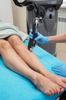 Laser hair removal on ladies legs