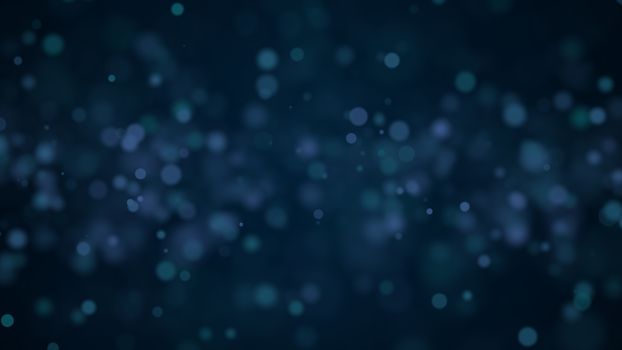 Abstract background with bokeh. Defocused backdrop. 3d render