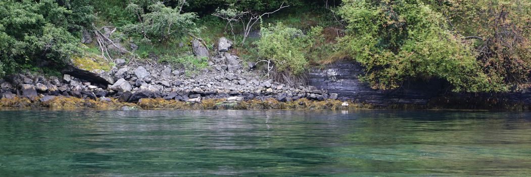 The Unesco Naeroyfjord and the picturesque Aurlandsfjord seen from the water