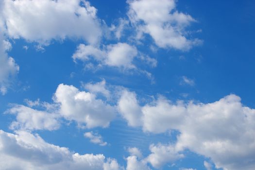 Blue sky with clouds background, sky with clouds