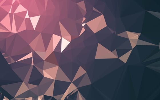 Abstract low poly background, geometry triangle, mosaic pastel color background