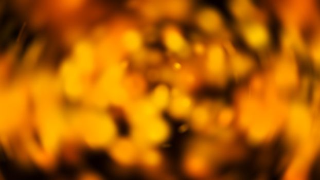 Radial gold blur background. Digital illustration. 3d rendering