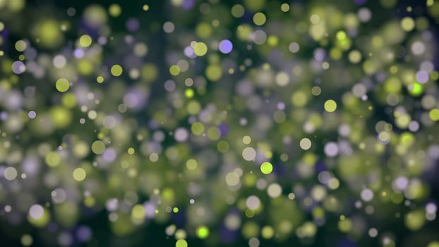 colorful Bokeh Background. 3d rendered digital backdrop