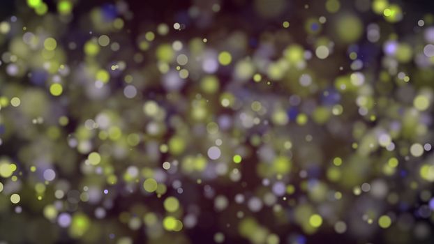 colorful Bokeh Background. 3d rendered digital backdrop