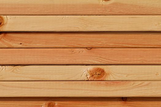 Stacked planks side view