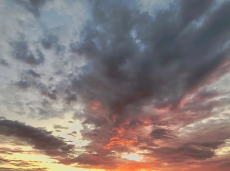 Altocumulus sunset