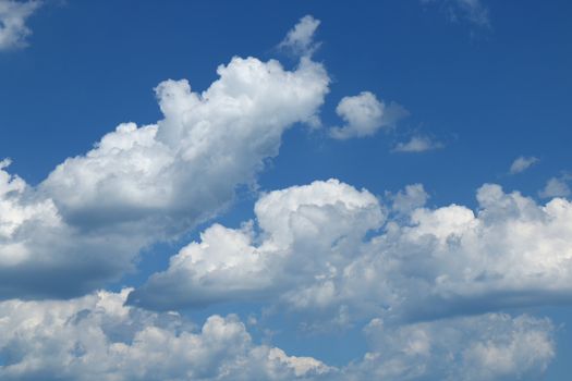 Blue sky with clouds background, sky with clouds