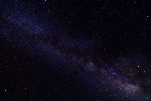 milky way, landscape of the night sky