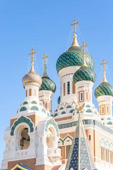 Orthodoxy church in Nice Riviera, Cote d'Azur, France