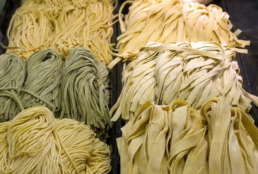 Fresh handmade Italian Pasta Noodles for salein public market