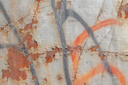 background of rusty metal, grunge metal surface