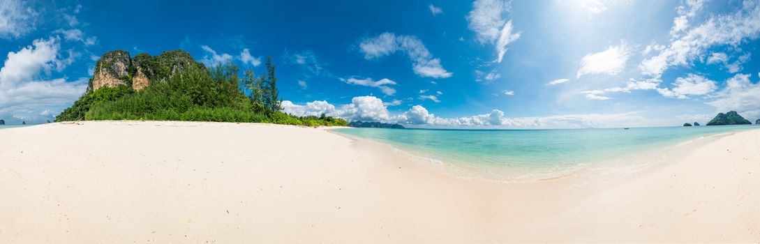 panoramic view of a woman's place in Thailand, Poda Island