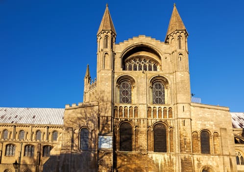 ELY, CAMBRIDGESHIRE/UK - NOVEMBER 23 : Exterior view of Ely Cathedral in Ely on November 23, 2012