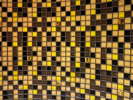 A checkered tile pattern of different colors