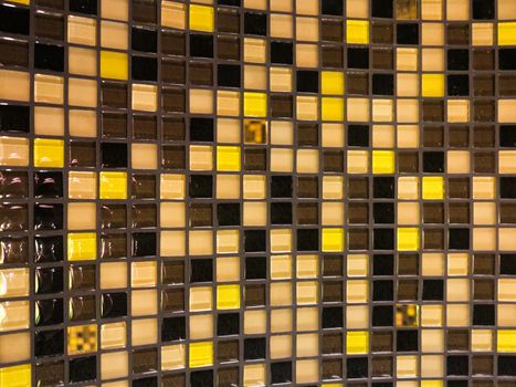 A checkered tile pattern of different colors