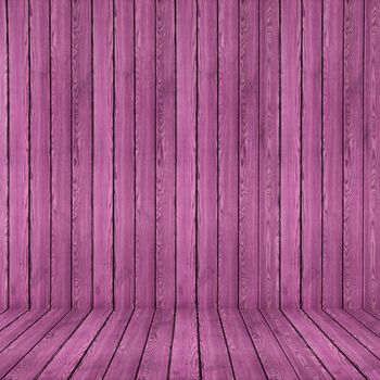 Wood texture background. pink wood wall and floor.