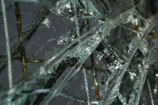 cracked glass cracked glass macro photo in the context of