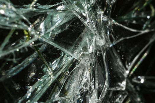 cracked glass cracked glass macro photo in the context of