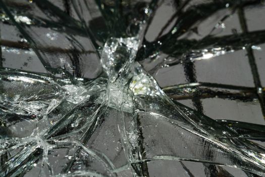 cracked glass cracked glass macro photo in the context of