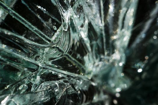 cracked glass cracked glass macro photo in the context of