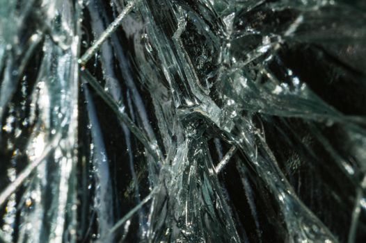 cracked glass cracked glass macro photo in the context of