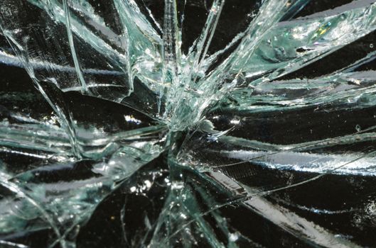 cracked glass cracked glass macro photo in the context of