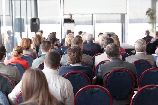 Participants at the professional or business conference